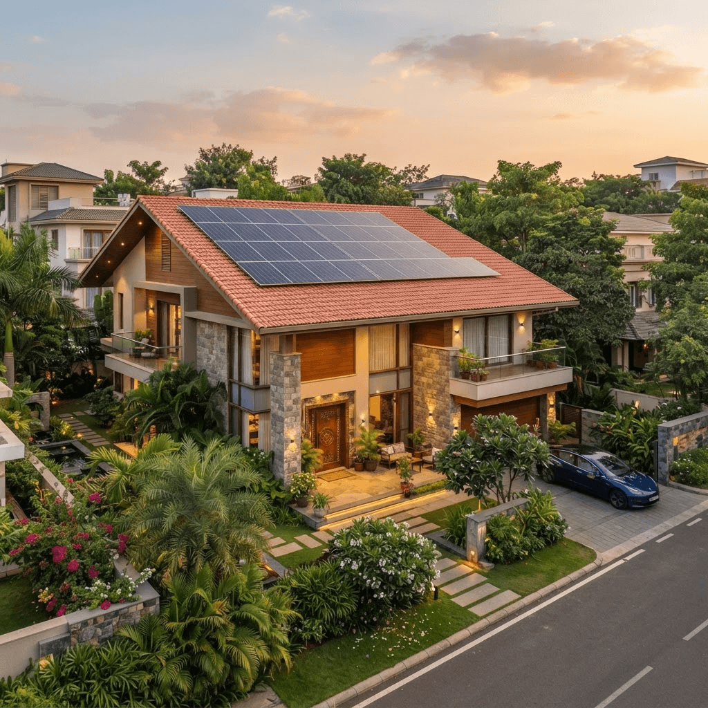 Reference Design: 8.4 kWp Luxury Villa solar installation blueprint